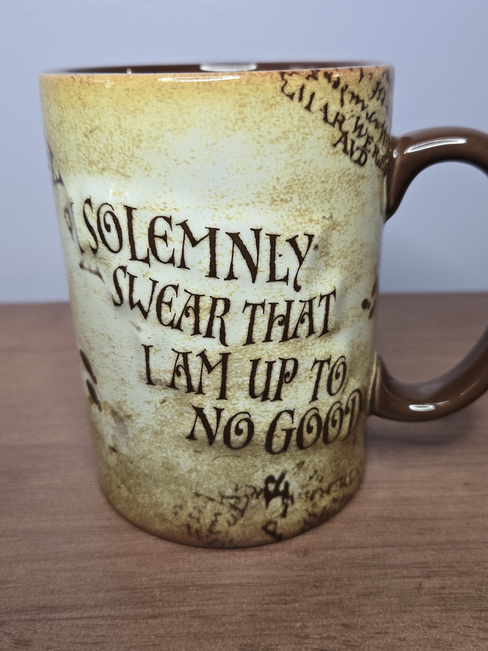 Harry Potter Marauder's Map Quote Mug - "I Solemnly Swear I Am Up To No Good"